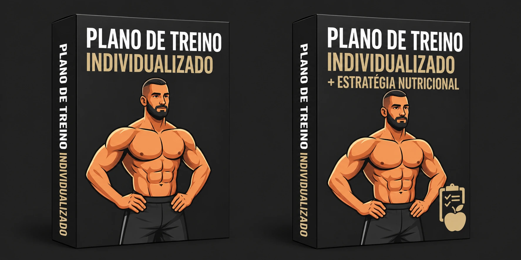 Embalagem do plano de treino